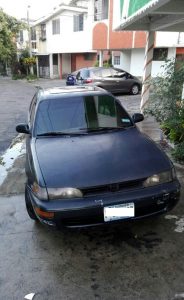 Toyota Corolla 1997 usado ubicado en Santa Tecla, La Libertad Toyota Corolla 1997 AUTOMATICO 4 PUERTAS MOTOR, SISTEMA ELECTRICO Y TAPICERIA EN BUENAS CONDICIONES LLANTAS EN BUEN ESTADO.