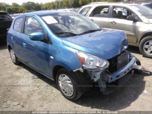 Vendo Mitsubishi Mirage 2015 (a reparar), Reservelo YA! estara en Aduana en aproximadamente 28 días, Automático, Full Extras (vidrios y espejos eléctricos, cierre central), Motor 1.2L, super económico, bolsas buenas, $4900, Inf. al correo ó 79278982