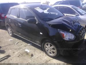 Vendo Mitsubishi Mirage 2014, (A reparar), Reservelo Ya!, Estara en Aduana en aproximadamente 28 días, Automático, Motor 1.2L, rines, Full Extras (vidrios y espejos eléctricos), $4900 Inf. al correo ó 79278982