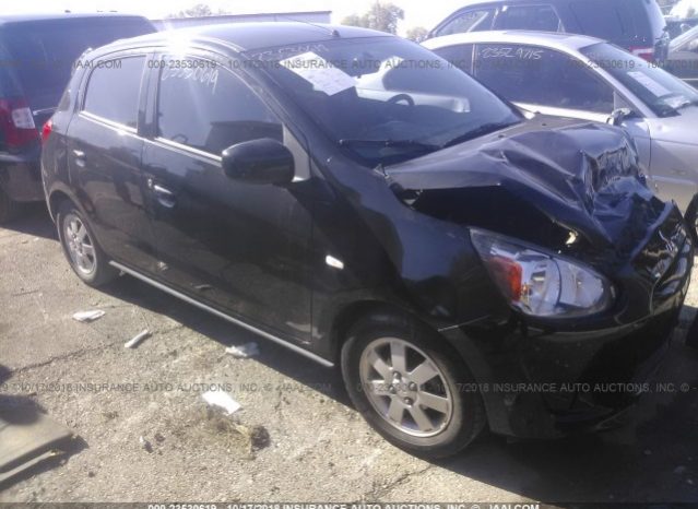 Vendo Mitsubishi Mirage 2014, (A reparar), Reservelo Ya!, Estara en Aduana en aproximadamente 28 días, Automático, Motor 1.2L, rines, Full Extras (vidrios y espejos eléctricos), $4900 Inf. al correo ó 79278982